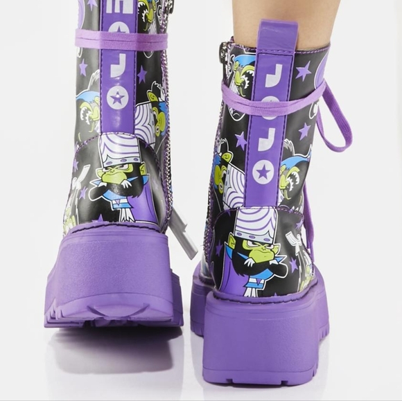 Vintage Power Puff Girls Mojo Jo Jo Combat Boots - Picture 4 of 16